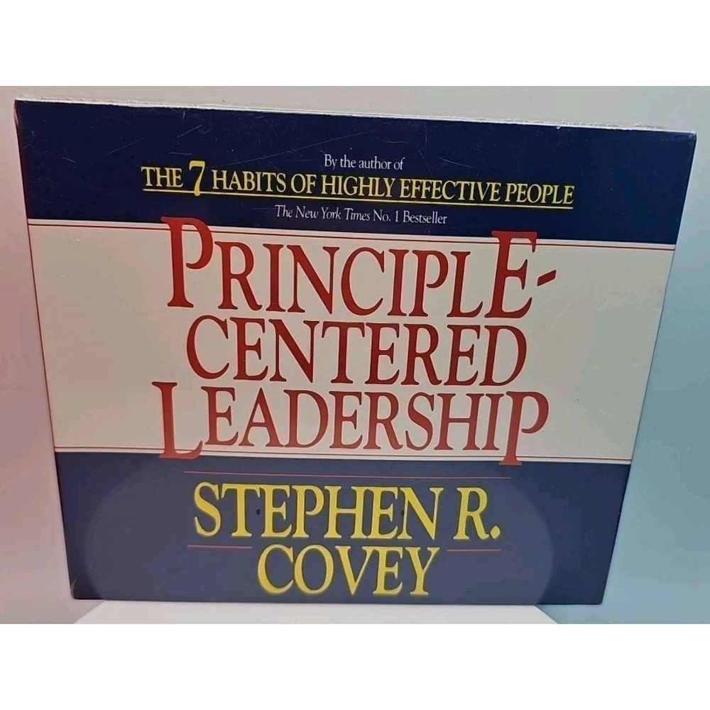 Principle Centered Leadership By Stephen R. Covey 3 CD Audio Book New Sealed